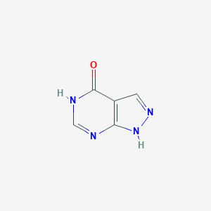 Strukturbild von Allopurinol