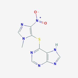 Strukturbild von Azathioprin