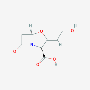 Strukturbild von Clavulansäure