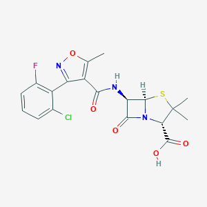 Strukturbild von Flucloxacillin