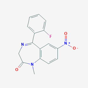 Strukturbild von Flunitrazepam