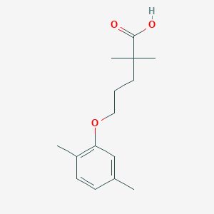 Strukturbild von Gemfibrozil