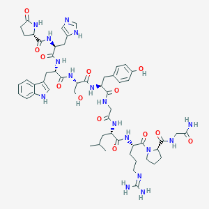 Strukturbild von Gonadorelin