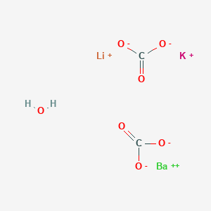 Strukturbild von Lithiumcarbonat