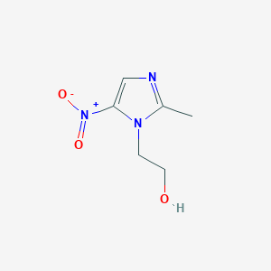 Strukturbild von Metronidazol