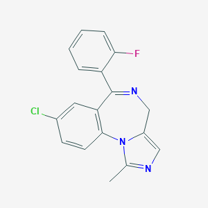 Strukturbild von Midazolam