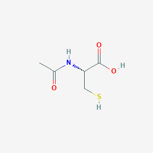 Strukturbild von N-Acetylcystein