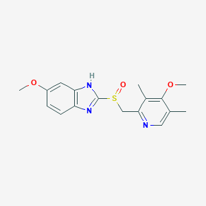 Strukturbild von Omeprazol