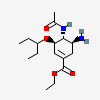 Strukturbild von Oseltamivir