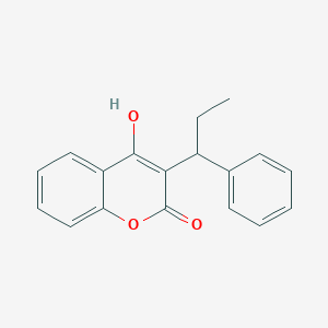 Strukturbild von Phenprocoumon