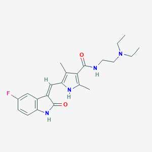 Strukturbild von Sunitinib