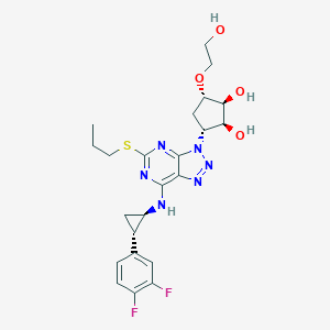 Strukturbild von Ticagrelor