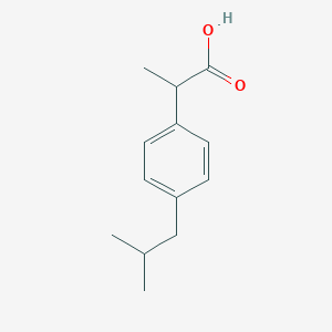 Strukturbild von Ibuprofen